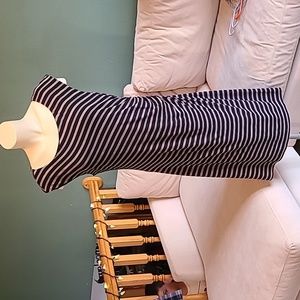 Ann Taylor LOFT Ruched Sheath Dress, size Large